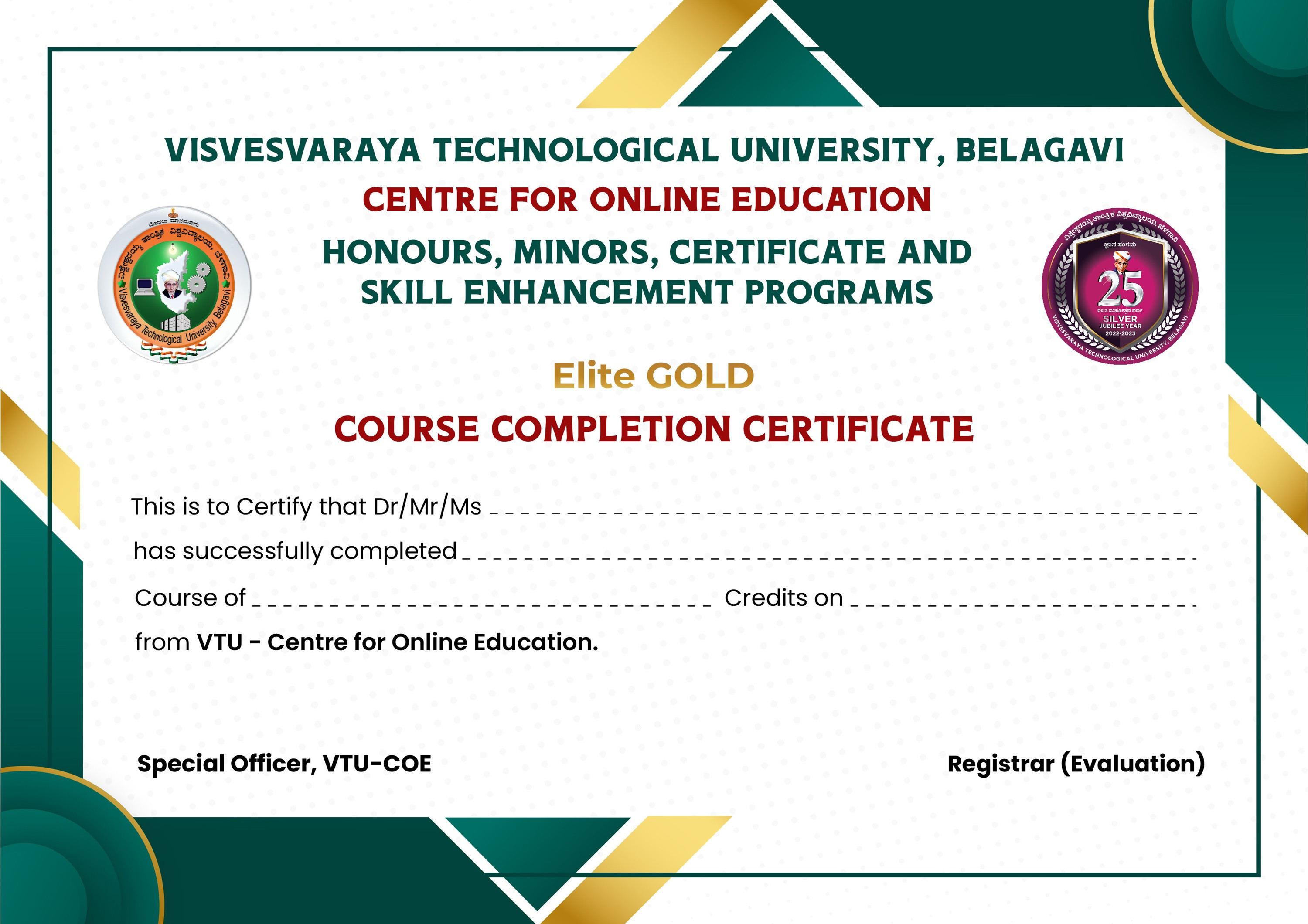 VTU Online Class - Program Details